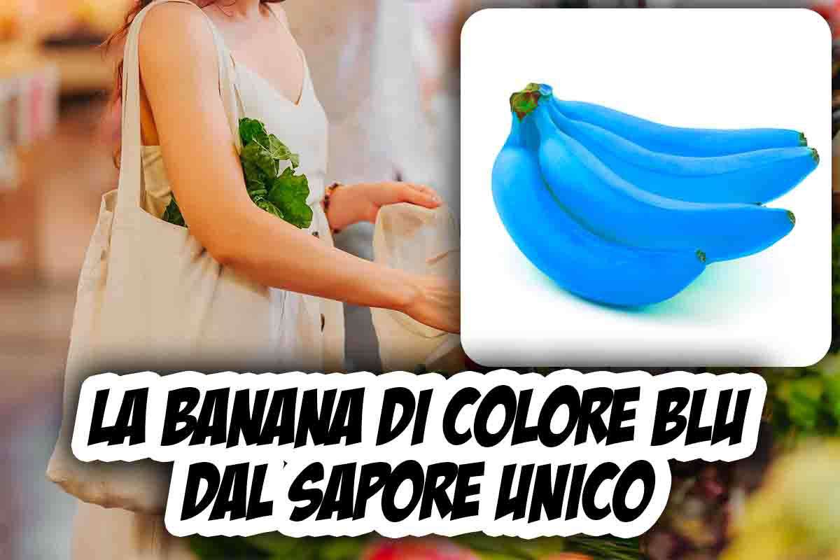 banana color blu sapore unico